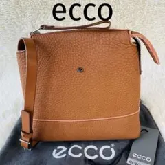 エコーECCO  ショルダーバック 新品未使用 ブラウン色 ECCO Saddle Bag レザーショルダーバッグ | ブラウン