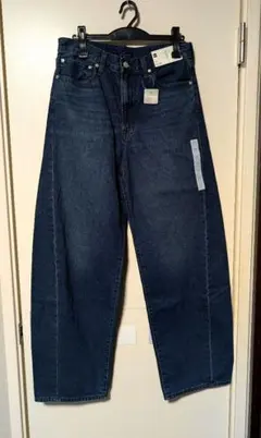 新品gu バレルレッグジーンズ+EC(丈長め)29インチ