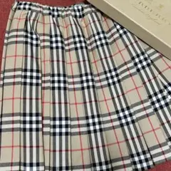 BURBERRY バーバリー プリーツ スカート 140A 希少 美品