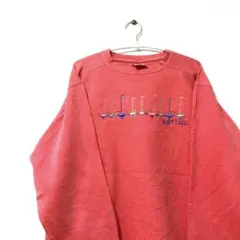 BURT LAKE COMFORT COLORS ピンク　トレーナー　S 古着のサムネイル