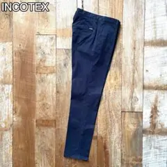 【美品】INCOTEX SLACKS テーパード コットン スラックス 30