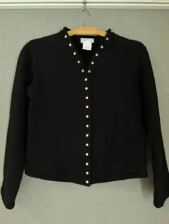希少　アニエスベー　スナップボタン　カーディガン