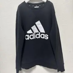 adidas キッズ　スウェット　ブラック　140