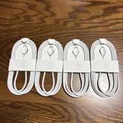 ホワイト充電ケーブル 4本セット