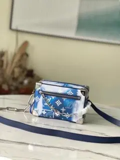Louis Vuitton 青 モノグラム ショルダーバッグ
