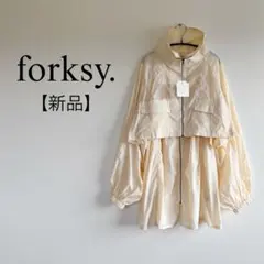 新品　forksy. 3way セットアップ　ナイロンジャケット　マンパ　キャミ