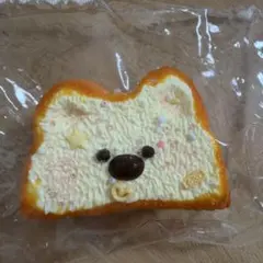 kikiスクイーズ　kikisquishy Mサイズ 犬トースト　氷バター