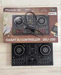 (ほぼ未使用)Pioneer DDJ-200 DJコントローラー箱、付属品完備 ほぼ未使用)Pioneer DDJ-200 DJコントローラー箱、付属品完備