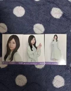 乃木坂46 生写真　川端晃菜　期別カラーワンピース　コンプ