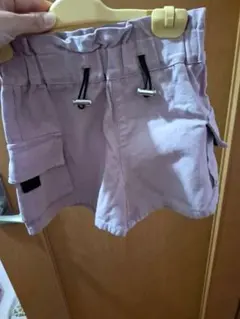 薄紫色 半ズボン 120cm ポケット付き