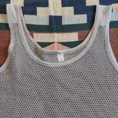 90s vintage メッシュタンクトップ