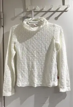 2000s当時物　子供服　パーソンズガール　バレエコア長袖タートルネックトップス