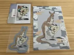忍たま　東武動物公園　ヘムヘム　ポストカード　イラストカード　ステッカー　セット