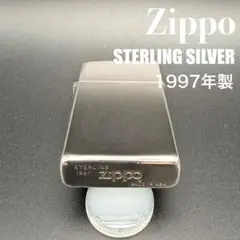 Zippo STERLING 1999年 スターリング シルバー 純銀製 スリム Zippo STERLING 1999年 スターリング シルバー 純銀製 スリム