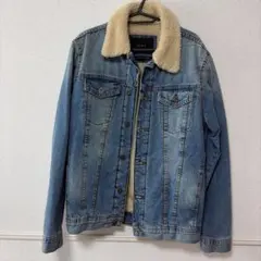 ZARA ボア襟付きデニムジャケット