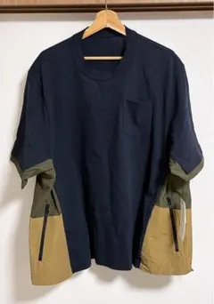sacai サカイ スポーツミックス Tシャツ 22-02734M ネイビー 3 - メルカリ