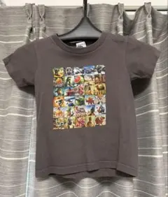 キッズ 半袖Tシャツ　イタリアンブレインロッド　ブラウン