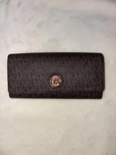 ♡最終お値下げ！人気柄MICHEAL KORS ブラウン長財布♡
