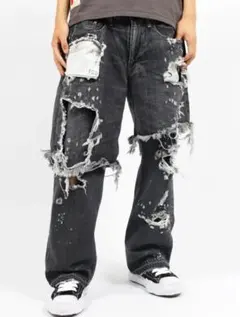 リメイク レイヤー デニム パンツRE:LAYER 5P DENIM PANTSのサムネイル