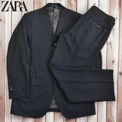 01M628◯ ZARA 総裏 スーツ 上下 セットアップ ビジネス フォーマルのサムネイル
