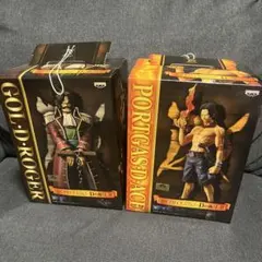 新品 ワンピースDXフィギュア～Dの称号～II エース　 ロジャー　2つセット