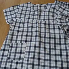 半袖パジャマ　チェック柄のサムネイル