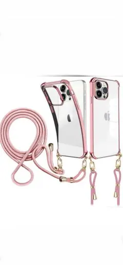 iPhone13 Pro ケース クリア ショルダー 耐衝撃