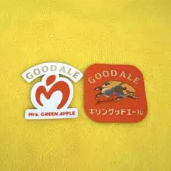 キリン　グッドエール　ステッカー　非売品　ミセスグリーンアップル ロゴ
