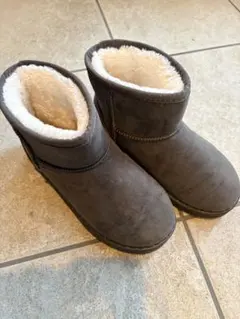 グレー ムートンブーツ 36サイズ