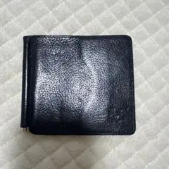IL BISONTE マネークリップ ブラック レザーのサムネイル
