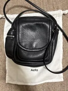 Aeta アエタディアレザー ショルダー ポーチ　袋つき