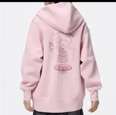 【GU】マイメロスウェットオーバーサイズフルジップパーカー　XL