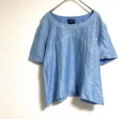 【イタリア製】 【F】CASSANDRE tシャツ ブルー トップス