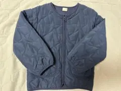 ネイビー キルティング ジャケット 110