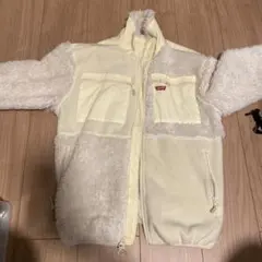 Levi's フリースジャケット クリーム色