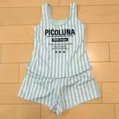 PICOLUNA　ピコルナ　キッズ水着　130　ストライプ 　女の子