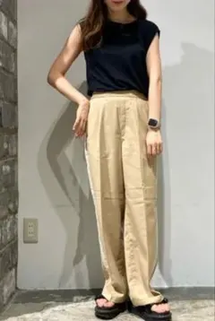 AMERICAN HOLIC パンツ サイドラインワイドパンツ レディース