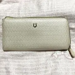 ち*こ様 開運財布　水晶院　金運九星馬蹄財布　金運財布　一白水星　パールホワイトのサムネイル
