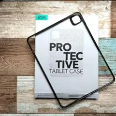 ESR iPad Pro13 保護ケース スリムフィット　クリアブラック