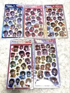 名探偵コナン コナン うるちゅるポップシール 5種セット