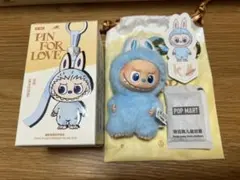 【K】POP MART PIN FOR LOVE イニシャル ラブブ