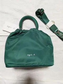 agnès b. グリーン ハンドバッグ