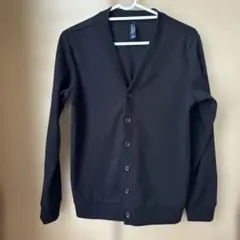 カーディガン 160 黒 男の子 女の子