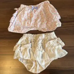 80㎝ フリル付きパンツセット