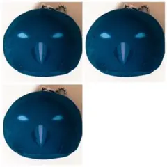 新品★鬼滅の刃【鎹鴉】おまんじゅうにぎにぎマスコット★3点セット