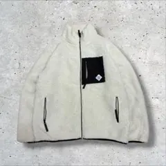 【キャバリア】ボアジャケット ブルゾン M/L アイボリー/黒