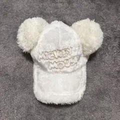 東京ディズニーリゾート　ミッキーマウス 耳付きホワイトキャップ