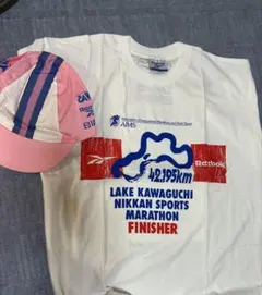 Reebok 42.195km FINISHER Tシャツとキャップセット