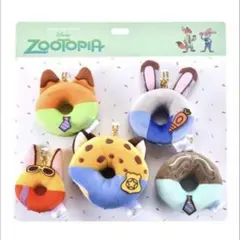 ※要必読‼︎ズートピア ぬいぐるみキーホルダー・キーチェーン セット ドーナツ