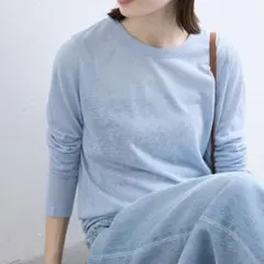 SLOBE IENA スラブ天竺クルーネックロンTEE